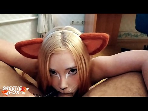 ❤️ Kitsune ਉਸ ਦੇ ਮੂੰਹ ਵਿੱਚ ਡਿਕ ਅਤੇ ਕਮ ਨਿਗਲ ❤❌ ਘਰੇਲੂ ਪੋਰਨ  ❌️